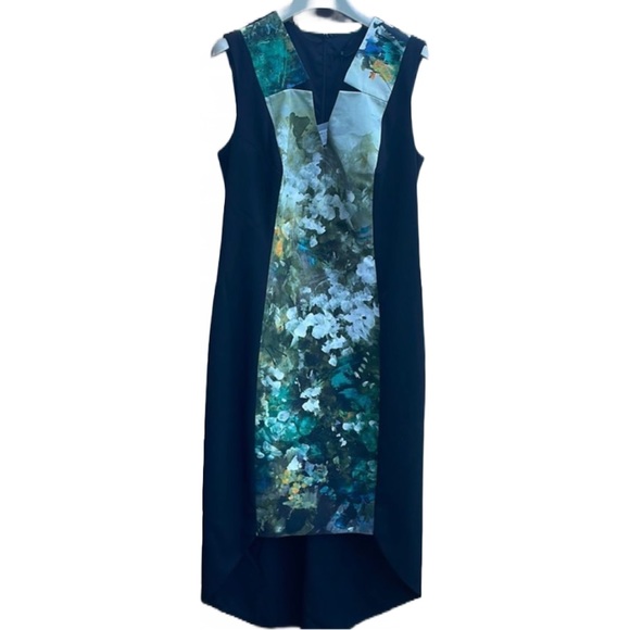 🌟 Black Halo Sz 12 Cocktail Dress 🌟 - Picture 1 of 12